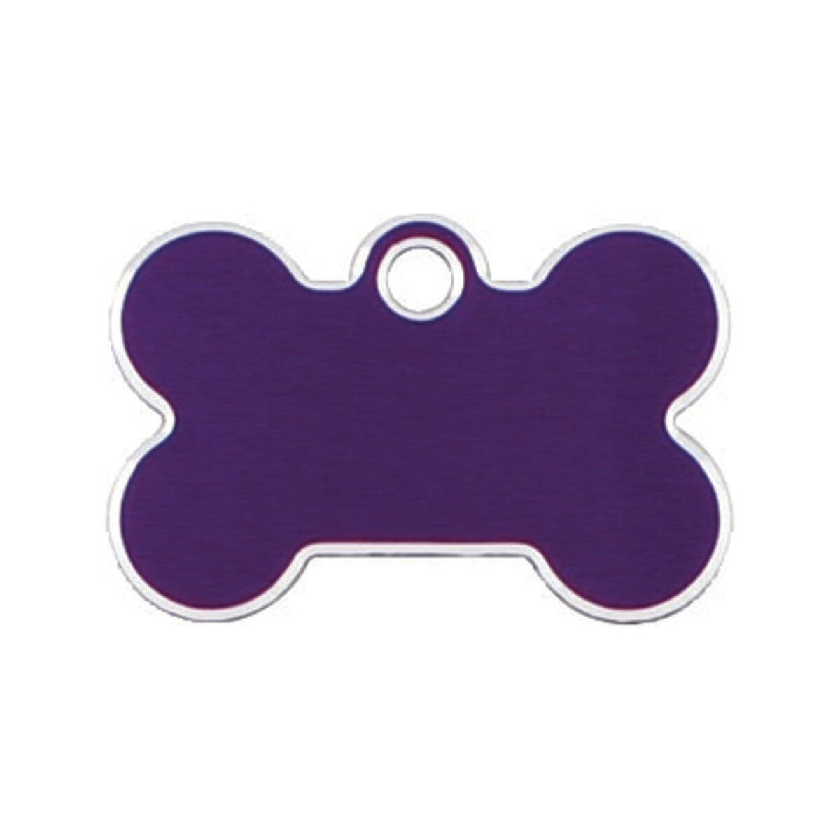 Identification plate for collar Bone Lilac