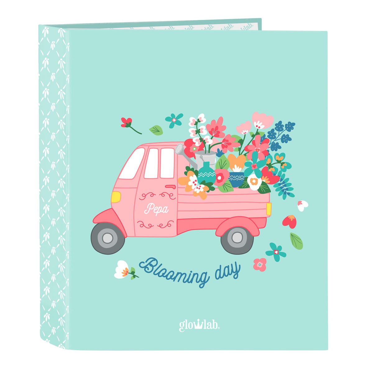Ring binder Pepa Green A4 27 x 33 x 6 cm