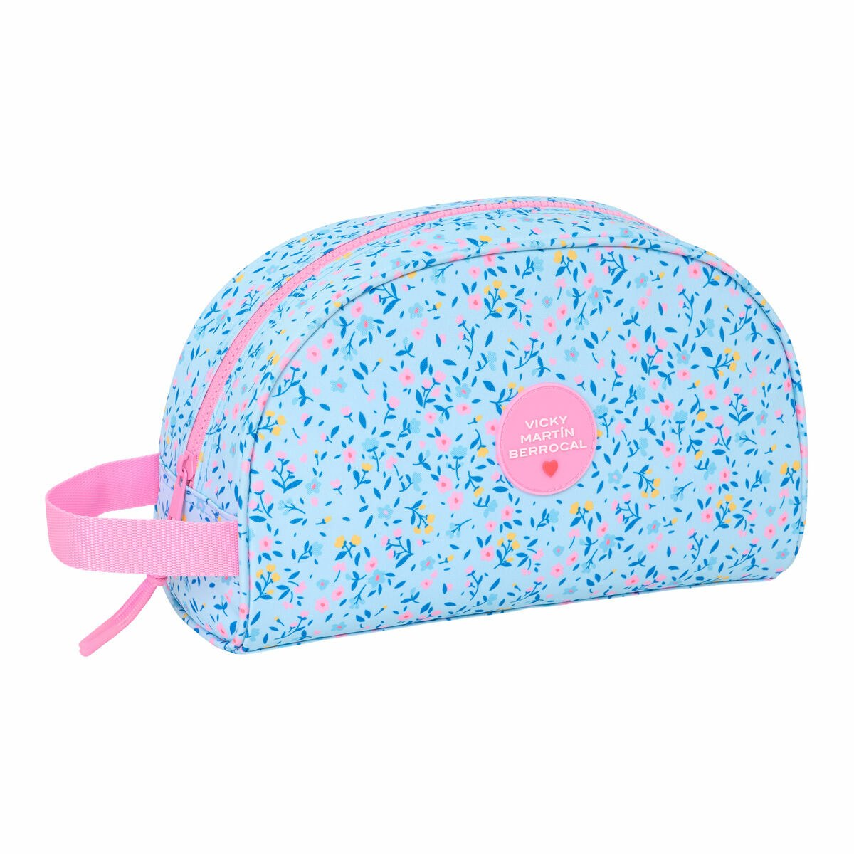 Travel Vanity Case Paraíso Pink Light Blue 28 x 18 x 10 cm