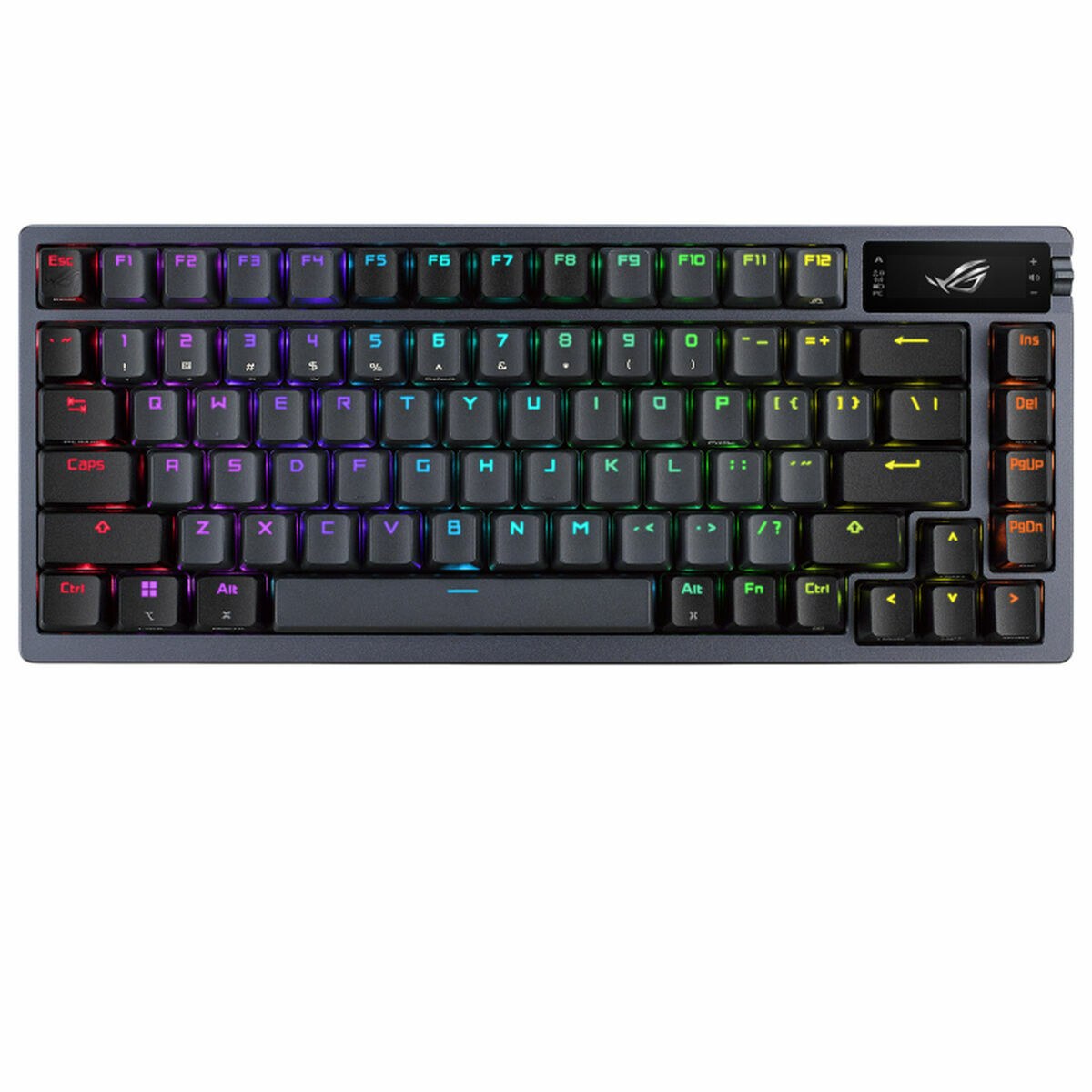 Игровая клавиатура Gaming Azoth Qwerty UK Чёрный Металлик