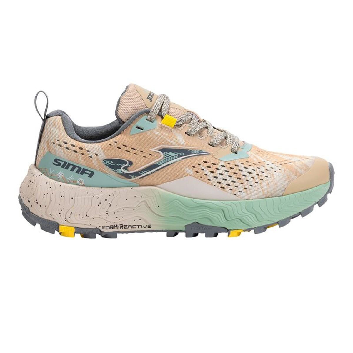 Trail running shoes for women Sima 2525 Beige