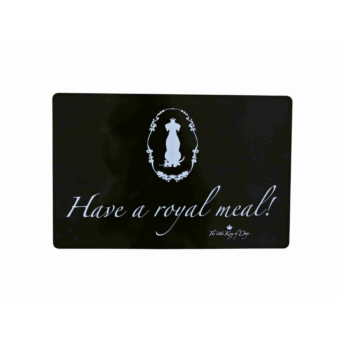 коврик Have a royal meal Чёрный Пластик 44 × 28 cm