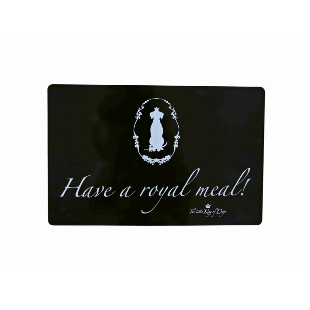 коврик Have a royal meal Чёрный Пластик 44 × 28 cm