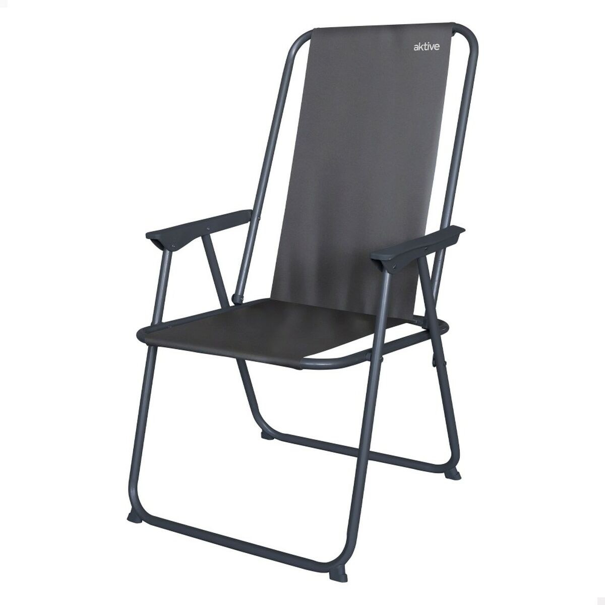 Foldable Camping Chair 44 x 88 x 44 cm (4 Units)