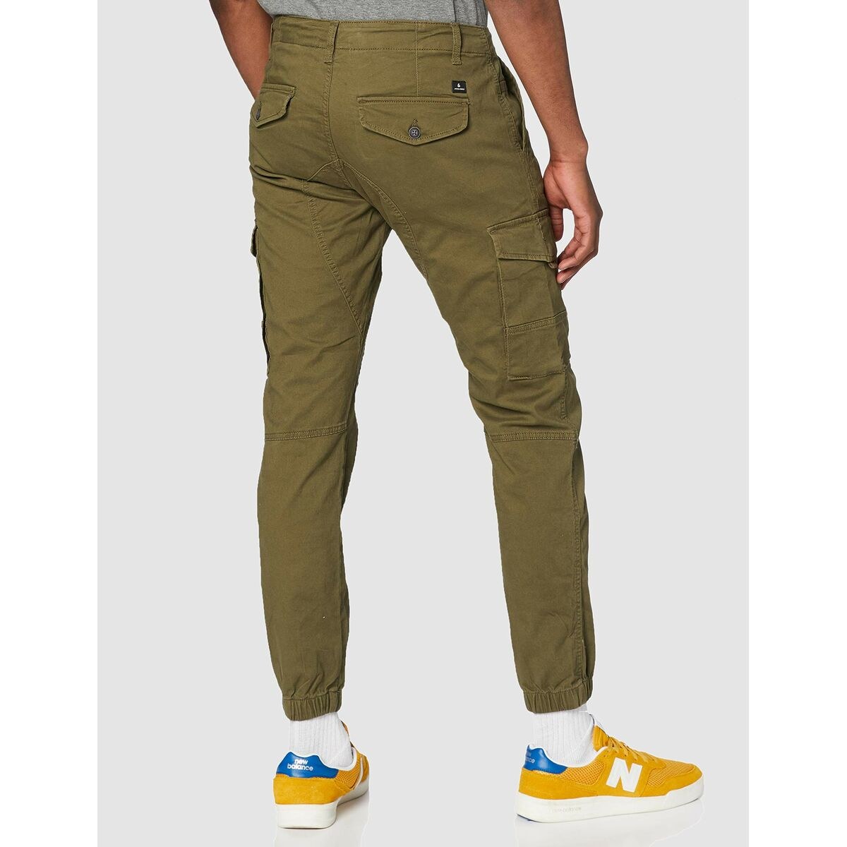 Trousers JPSTPAUL FLAKE CARGO 12141844 Green