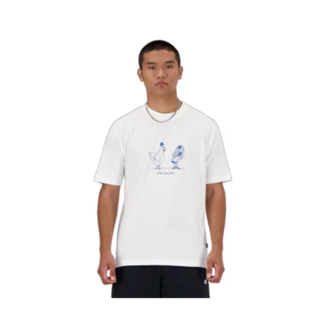 Спортивная футболка с коротким рукавом ESSENTIALS CHICKEN MT41591 Белый