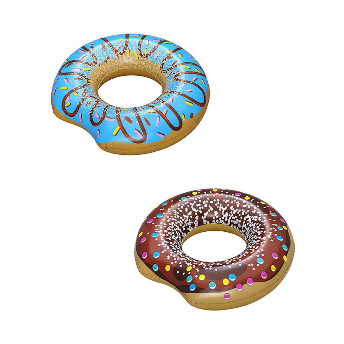 Inflatable Float Donut Ø 107 cm Multicolour