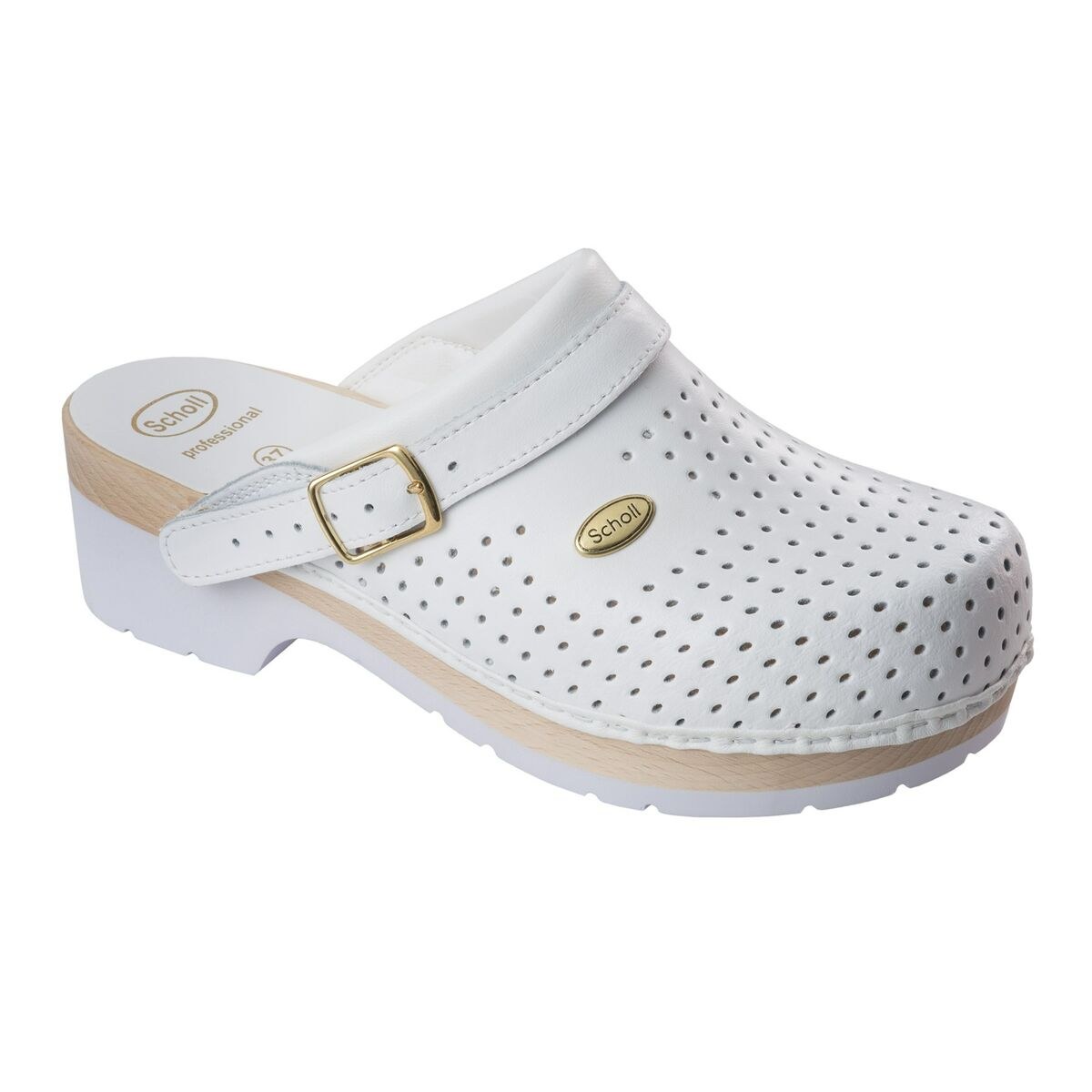 Деревянные башмаки Clog Белый