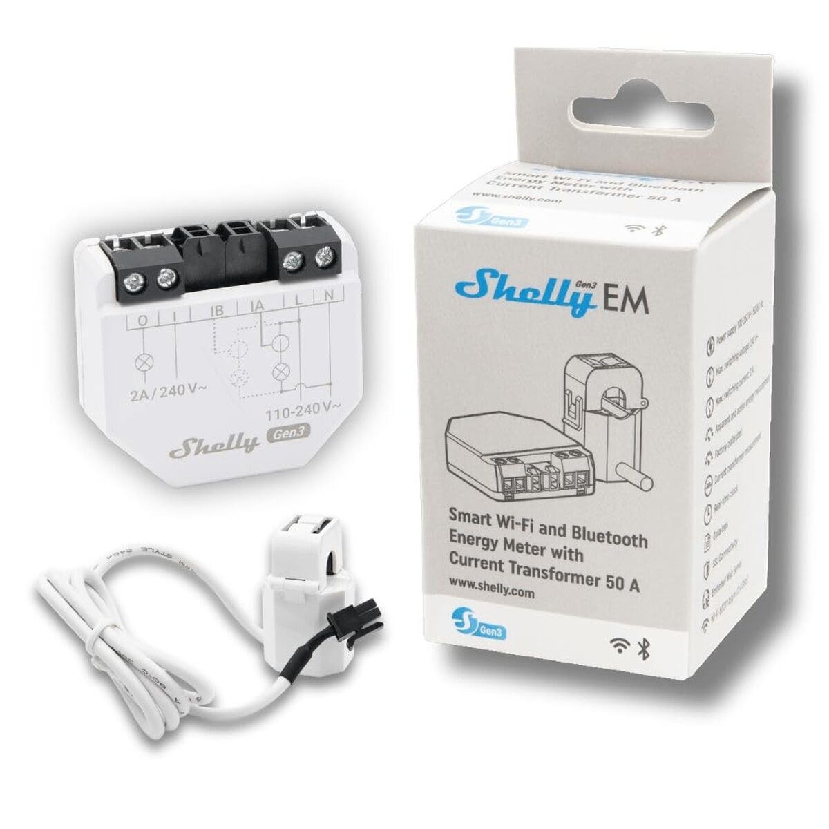 Wi-Fi switch module EM GEN3 + 50 A CT