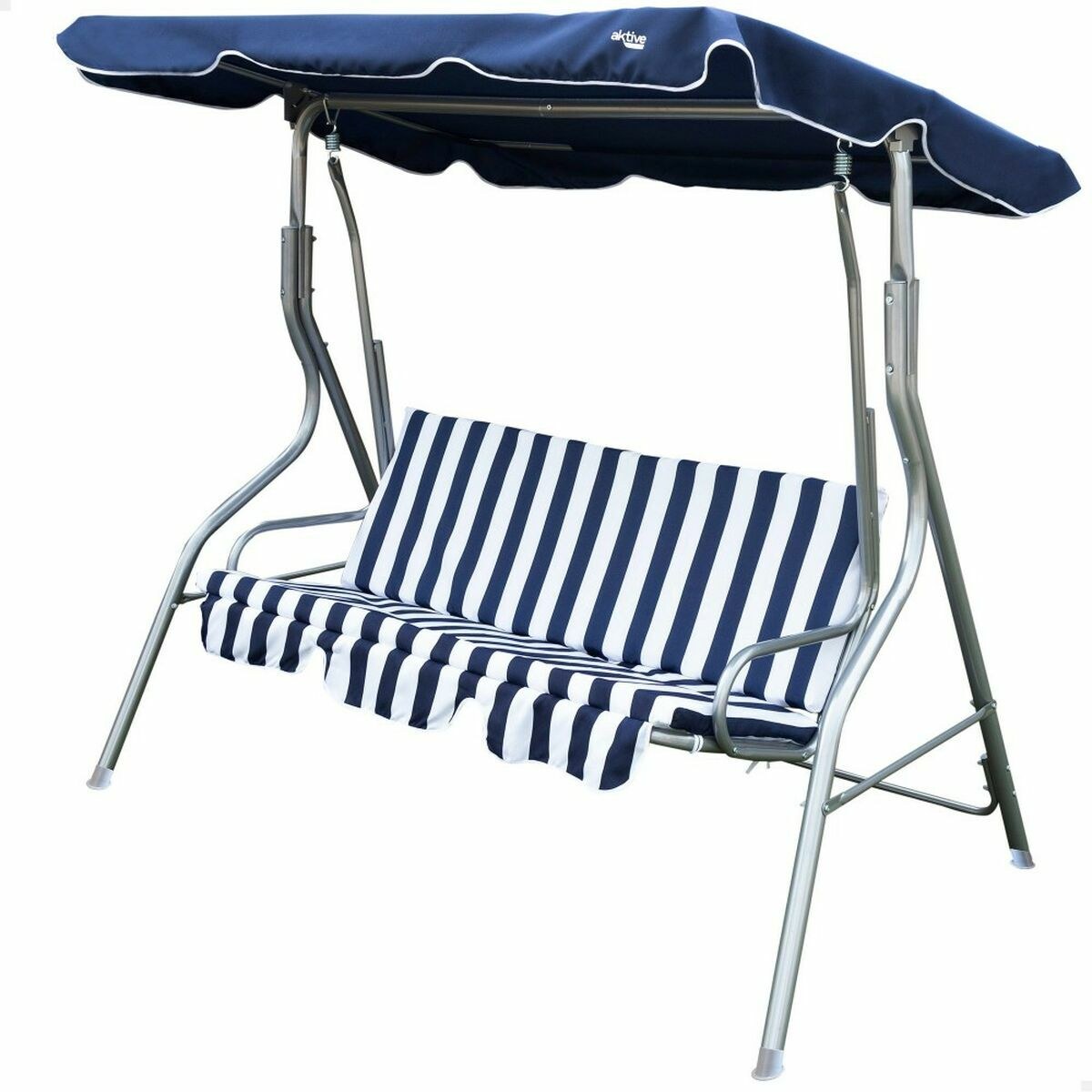 Rocker 3 places Blue White 180 x 107 x 160 cm