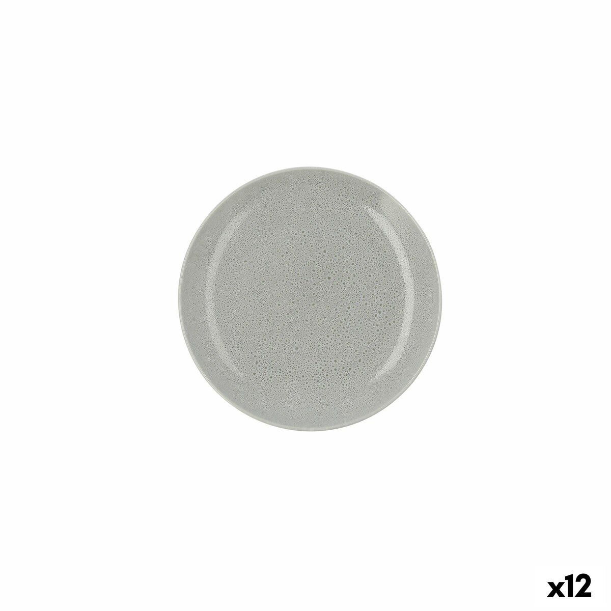 Flat plate Porous Ceramic Green Ø 21 cm (12 Units)