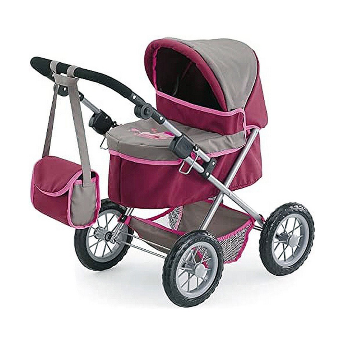 Коляска для кукол Trendy Royal Special Version Красный 45 cm