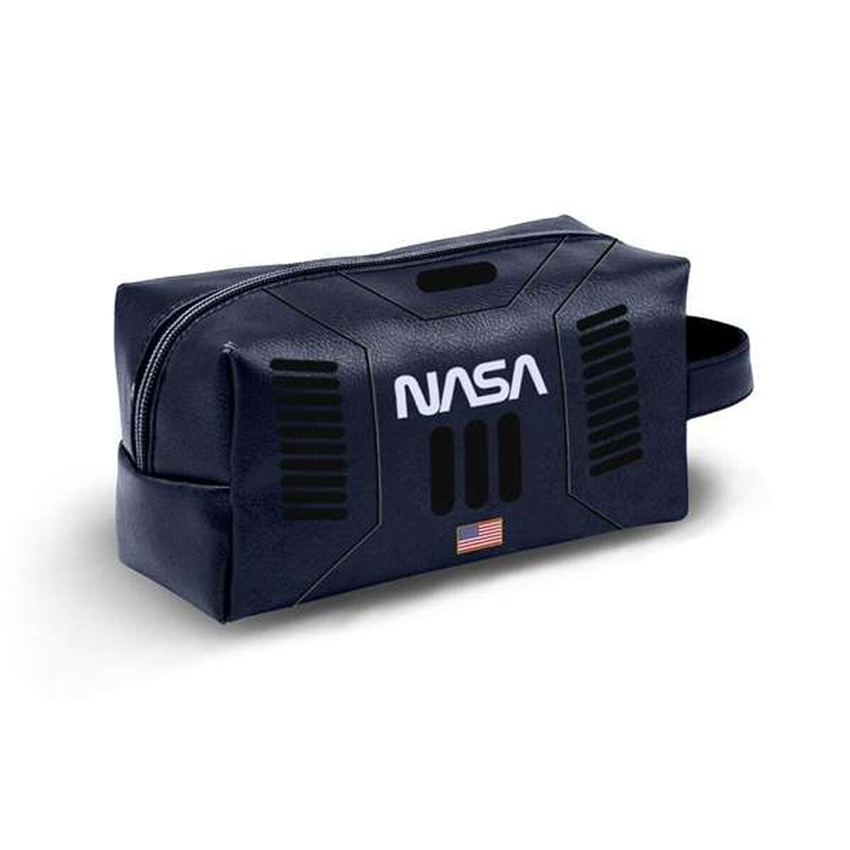 Travel Vanity Case White PVC 13 x 27 x 13 cm