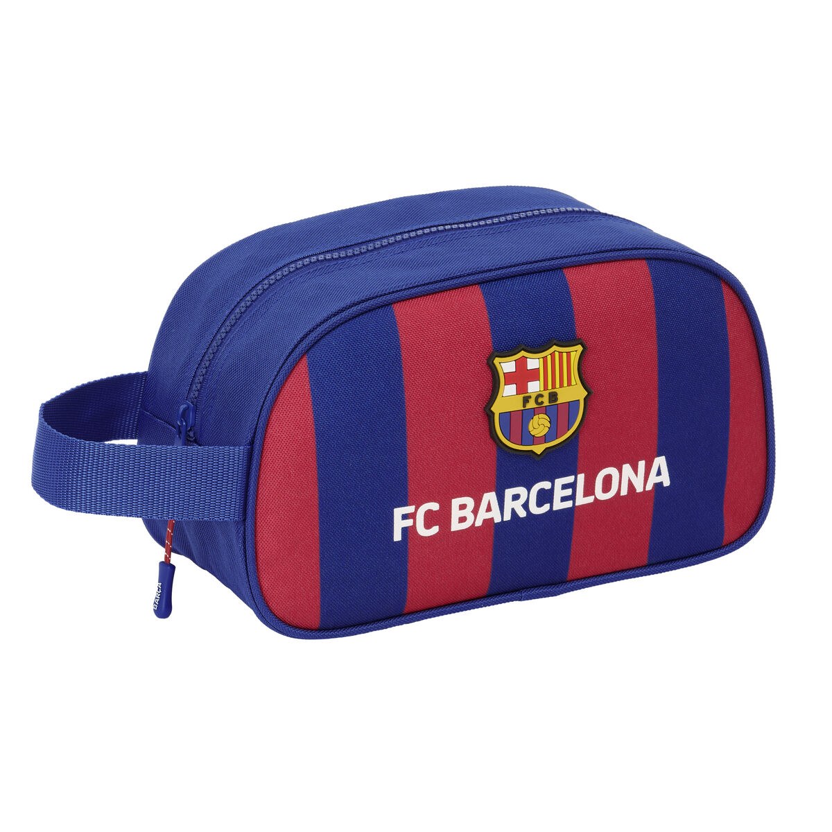 Travel Vanity Case 24/25 Maroon Navy Blue Sporting 26 x 15 x 12 cm