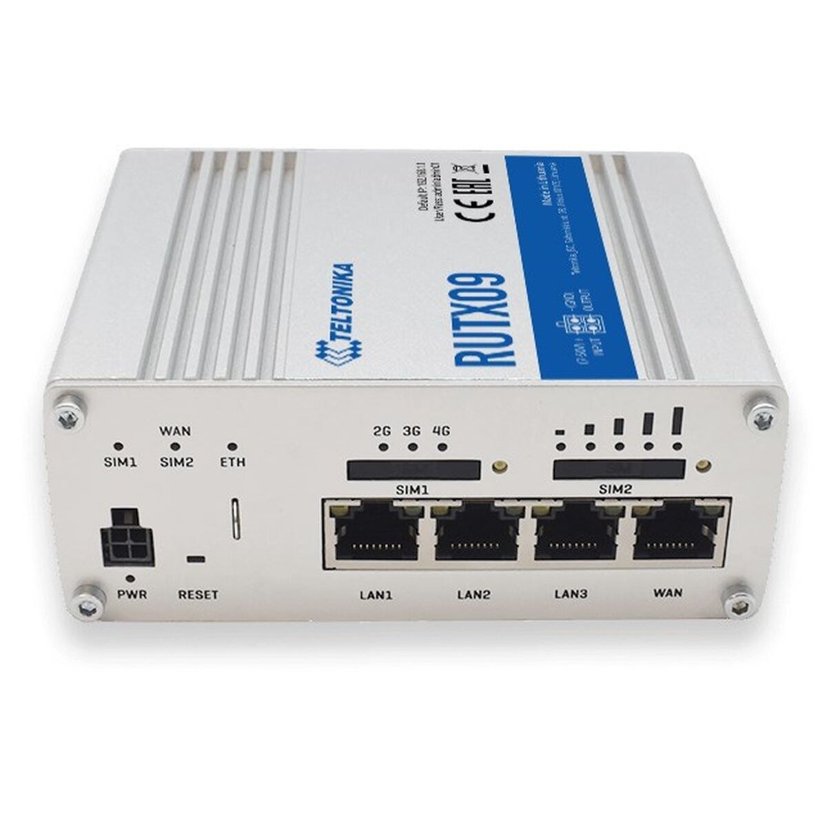 Роутер RUTX09 Белый Алюминий USB 2.0 RJ45 Ethernet LAN USB x 3 USB x 1 Wi-Fi