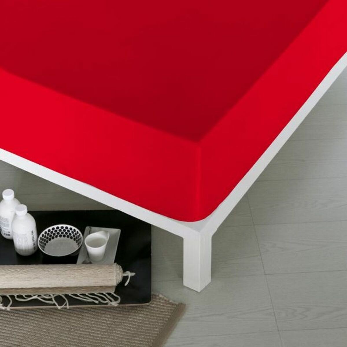 Fitted bottom sheet Red