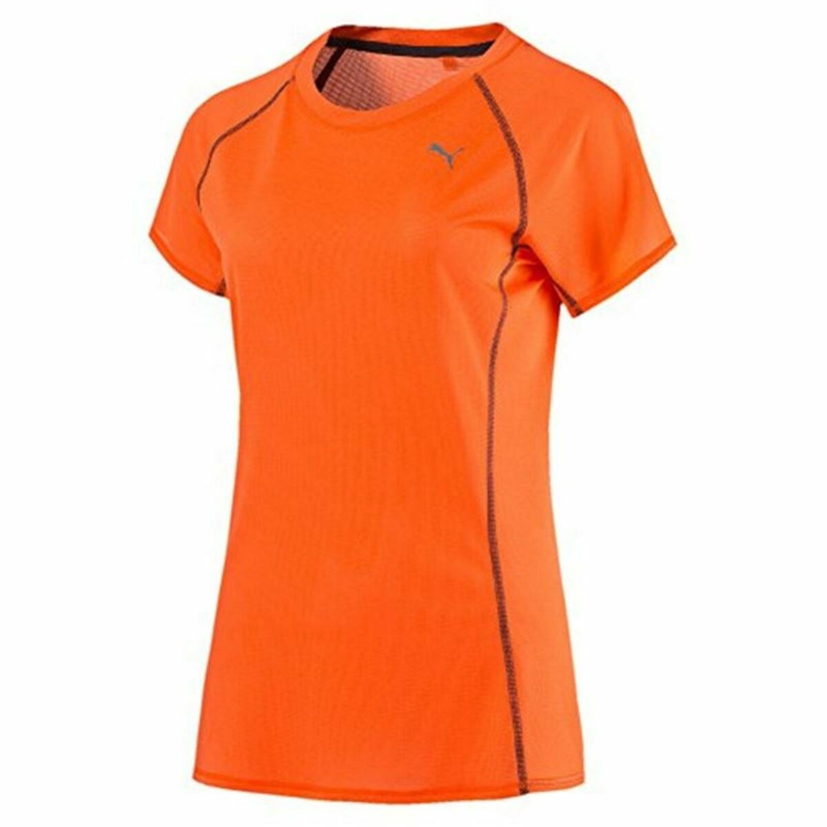 Short-sleeve Sports T-shirt Pe Running Tee Orange