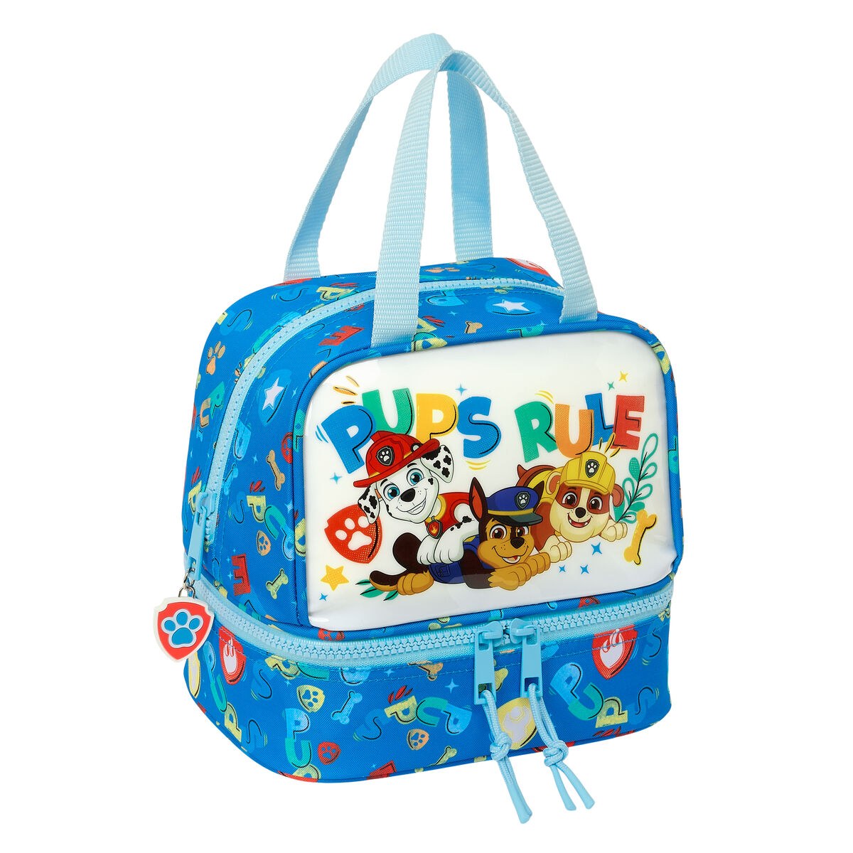 Контейнер для обеда Pups rule Синий 20 x 20 x 15 cm