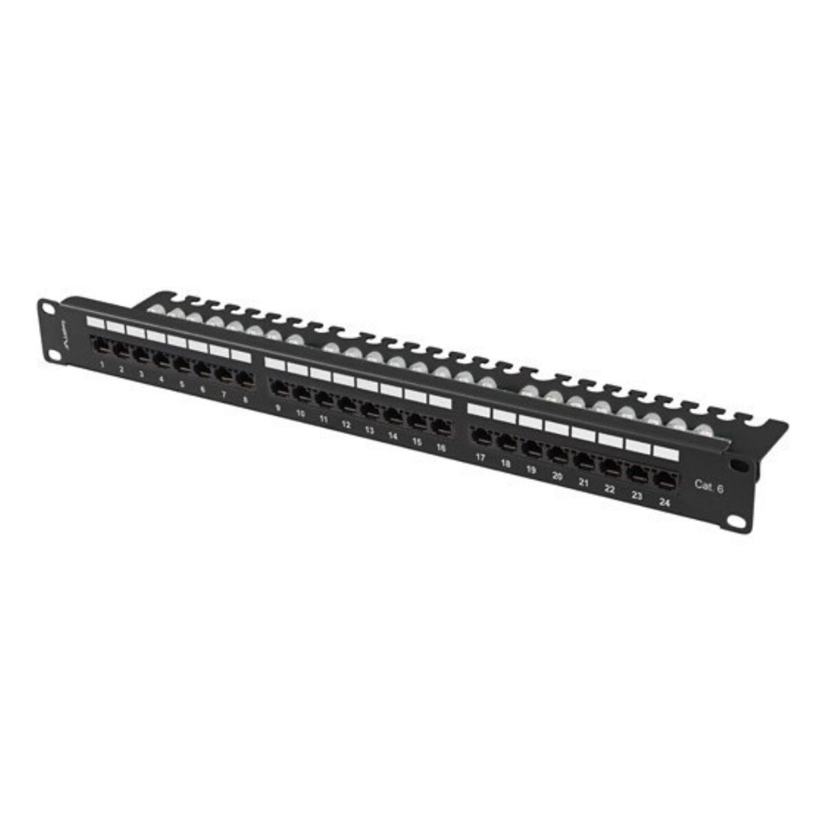 Коммутационная панель 24 порта кат. 6 UTP PPU6-1124-B