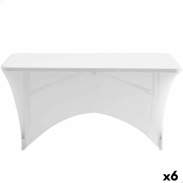 Защитный чехол Белый 122 x 76 x 61 cm Стол Аксессуары транспортные средства шоссе (6 штук)