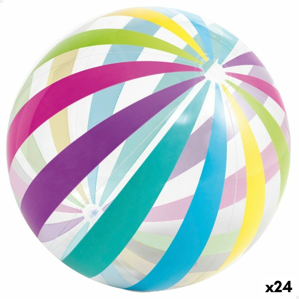 Beach ball Jumbo Ø 107 cm PVC (24 Units)