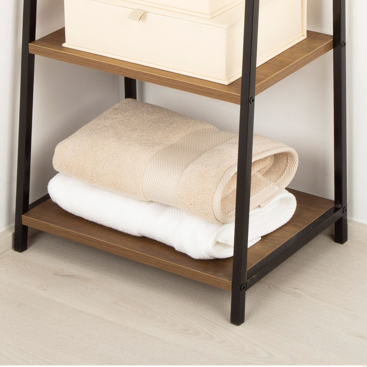 Полка Железо Деревянный MDF 4 Полки 43 X 90 X 30 CM