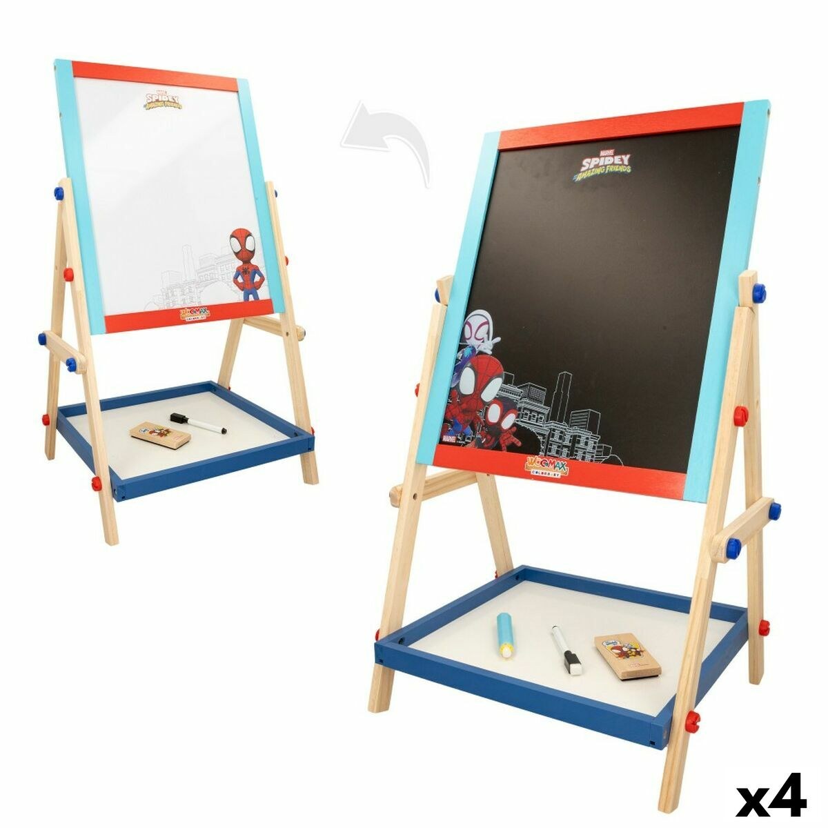 Доска 2-в-1 5 Предметы 4 штук 40 x 64,5 x 31,5 cm