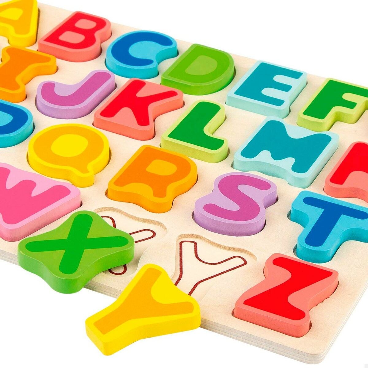 Child's Wooden Puzzle + 2 Years 27 Pieces (12 Units)
