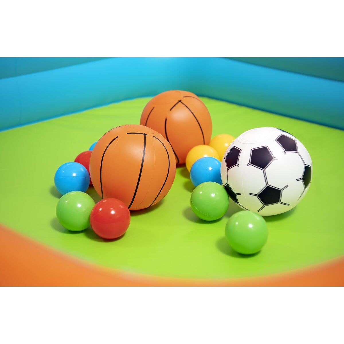 Inflatable Kids Pool with Baskets, Balls 120x107x84 cm +2 Years Garden 52728