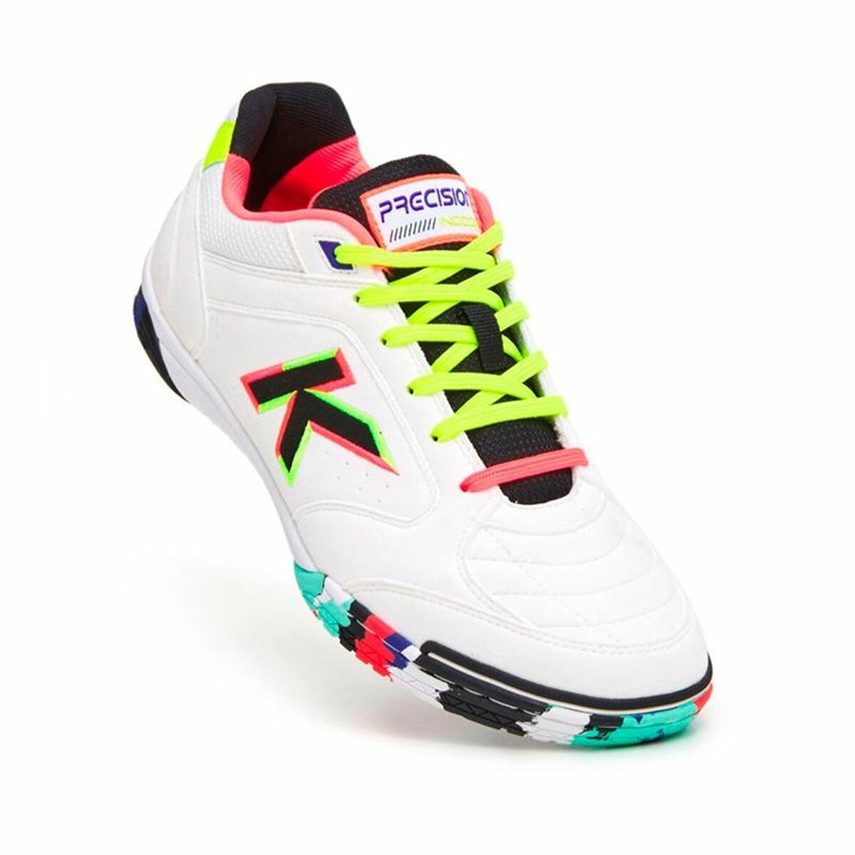 Adult's Indoor Football Shoes Precision White