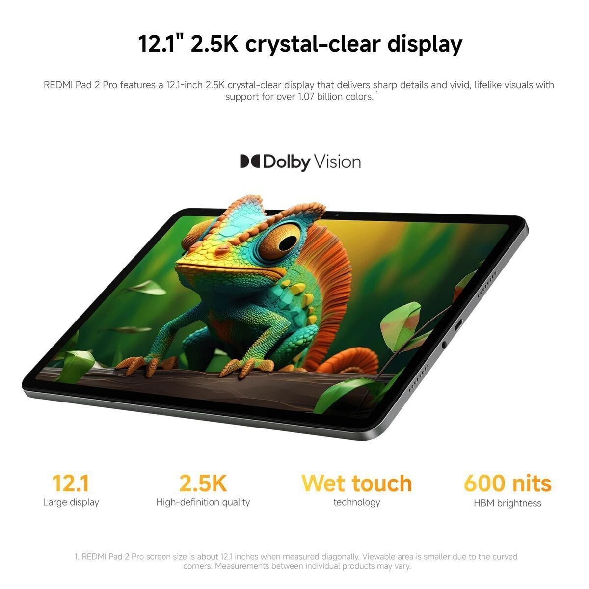 Планшет Redmi Pad 2 Pro 12,1" Octa Core 8 GB RAM 256 GB Пурпурный