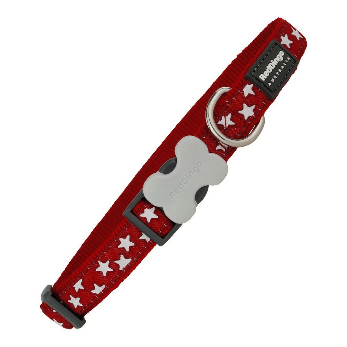 Собачий ошейник Style Красный Звезды (2 x 31-47 cm)