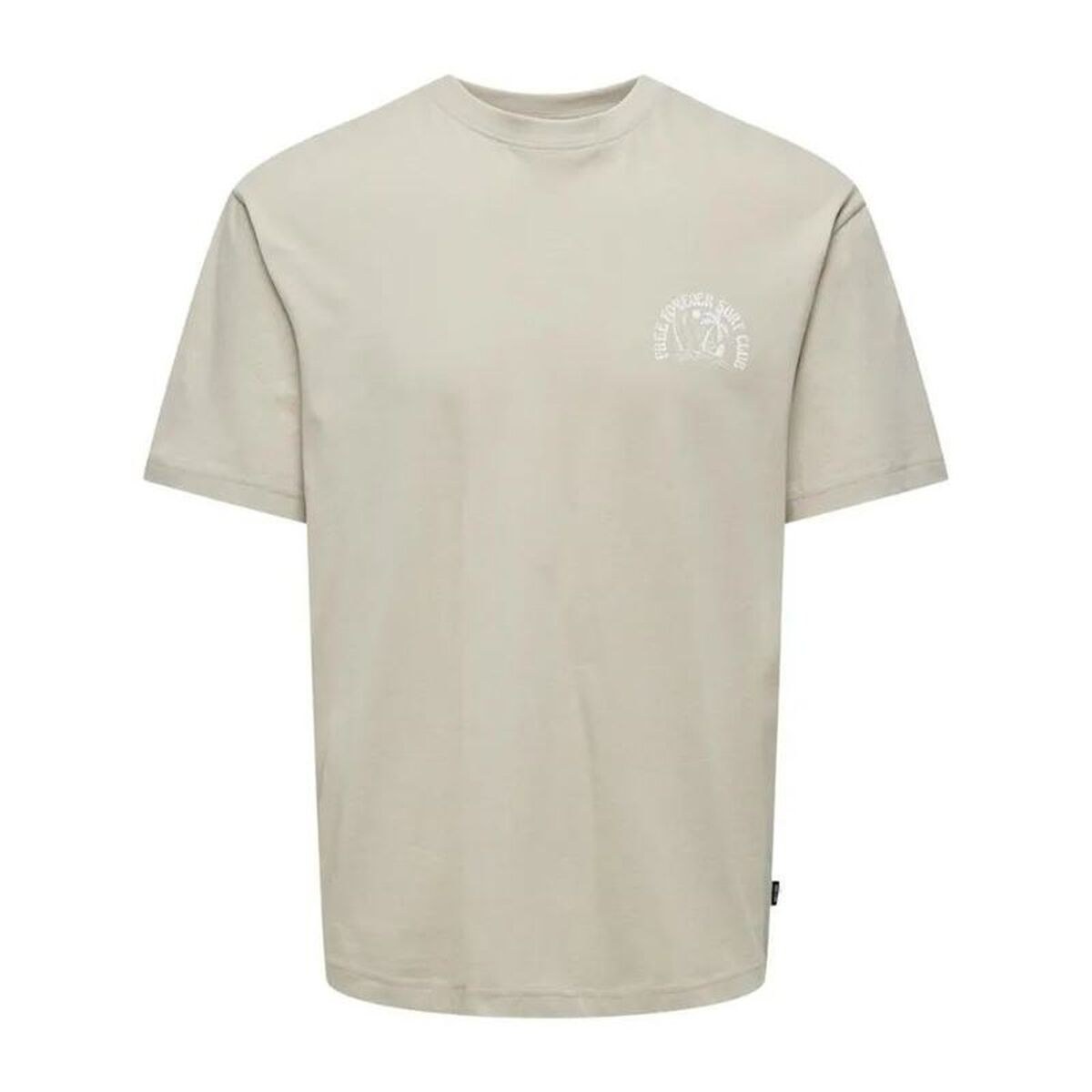 Men’s Short Sleeve T-Shirt Onskylan Rlx Icon Beige