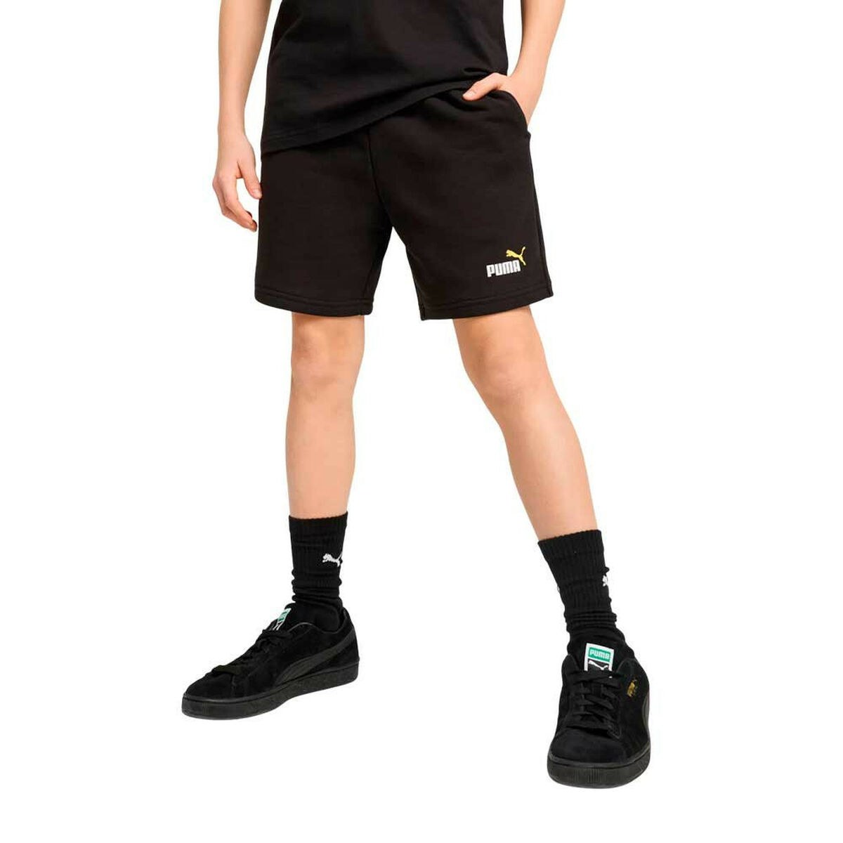 Спортивные шорты для мальчиков ESS 2 COLOR No. 1 Logo Shorts TR B Чёрный