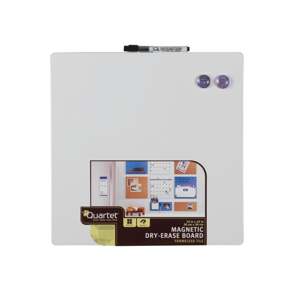 Magnetic board White Plastic