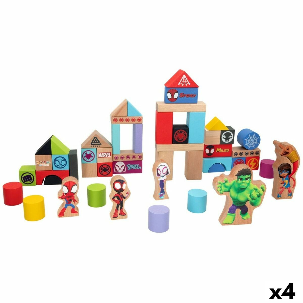 Playset Amazing Friends 50 Предметы 4 штук 8 x 9,5 x 1,5 cm