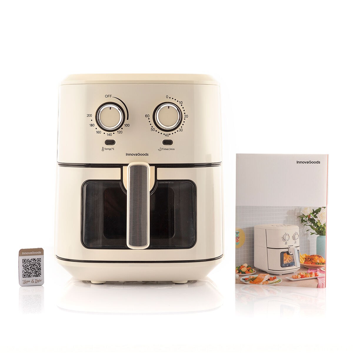 Air Fryer Vynner Pro 6500 Cream 1700 W 6,5 L Stainless steel