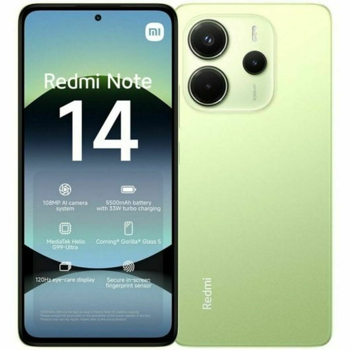 Smartphone Redmi Note 14 6,67" Octa Core 6 GB RAM 128 GB Green