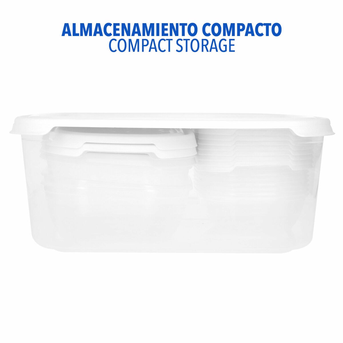 Lunch box polypropylene (6 Units)