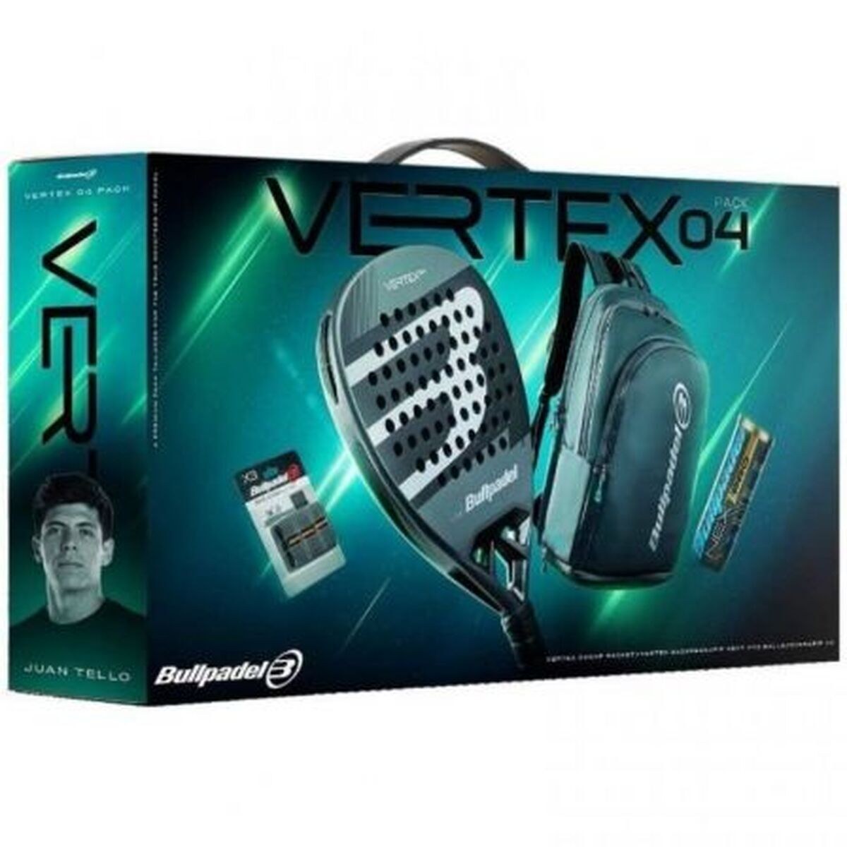 Ракетка для паделя Vertex 04 Comfort Pro Line 2026 Чёрный Углеволокно