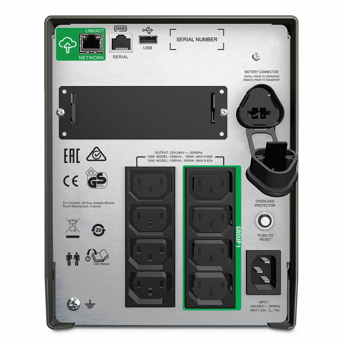 Система бесперебойного питания Интерактивная SAI SMT1000IC