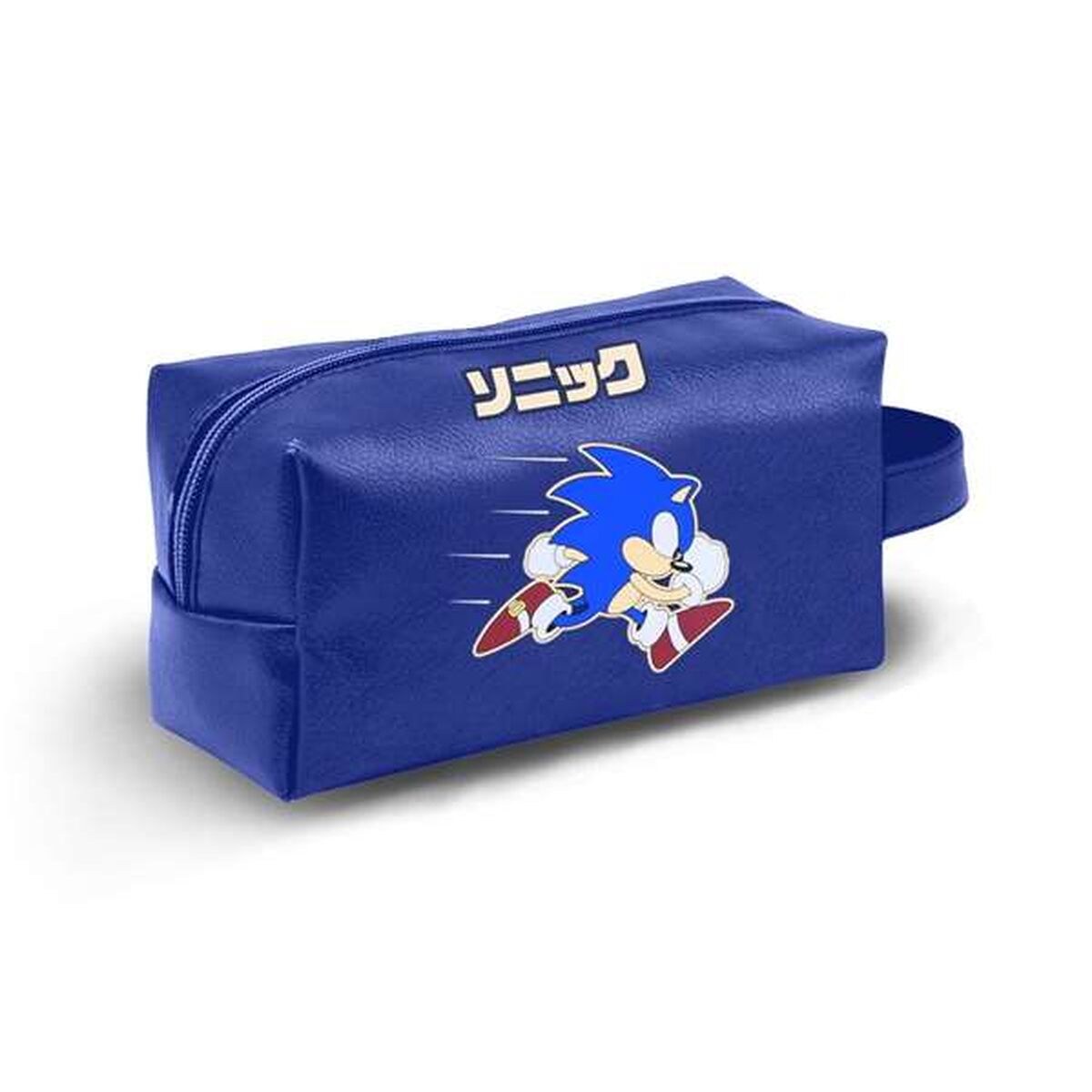 Travel Vanity Case Blue PVC 13 x 27 x 13 cm