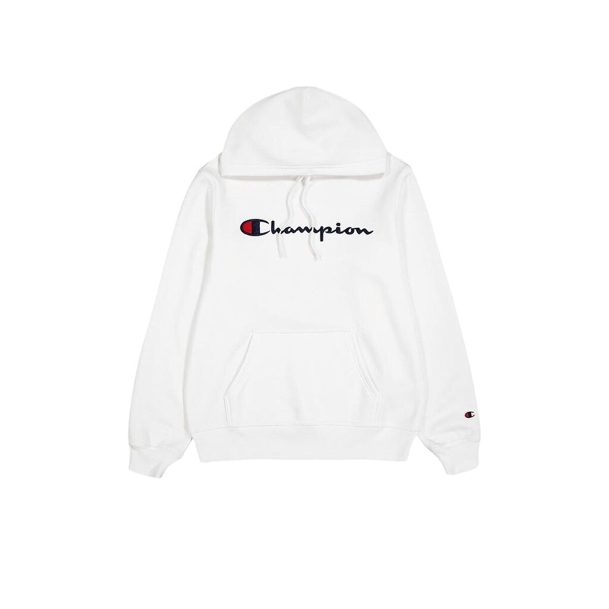 Толстовка с капюшоном мужская HOODED SWEATSHIRT 220253 WHT Белый