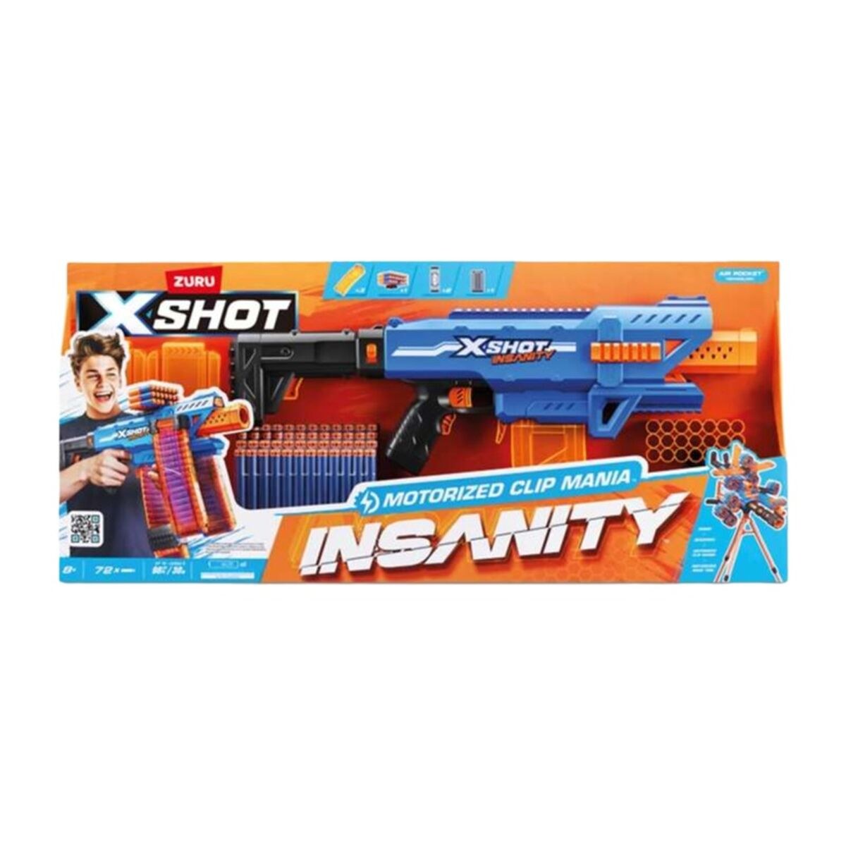 Dart Gun X-Shot Insanity clip
