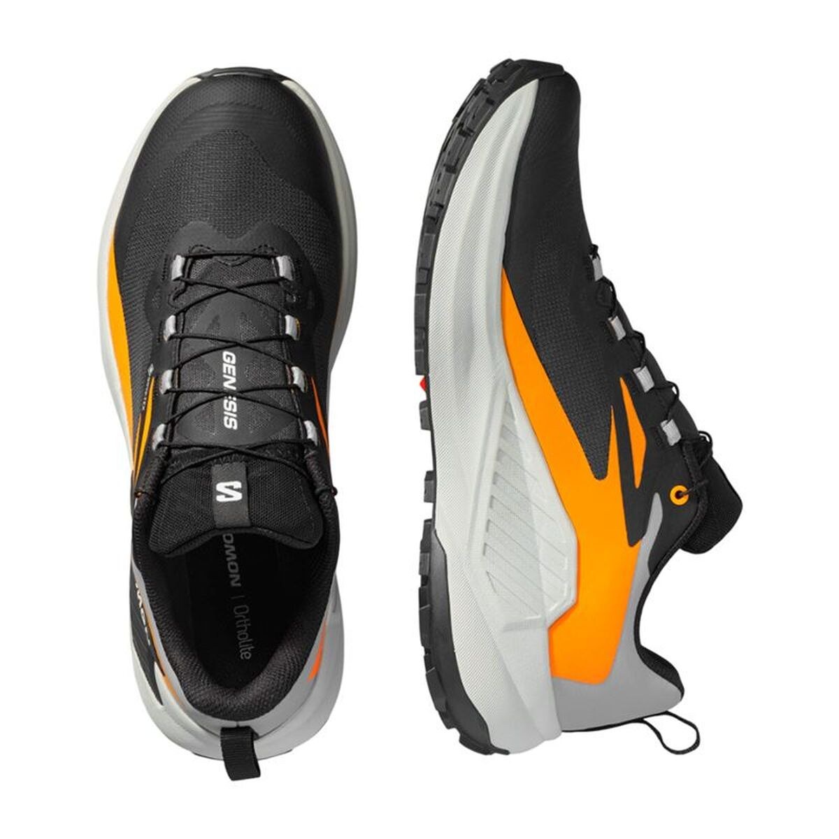 Men's trail running shoes (mountain running) Genesis Gtx Black Orange
