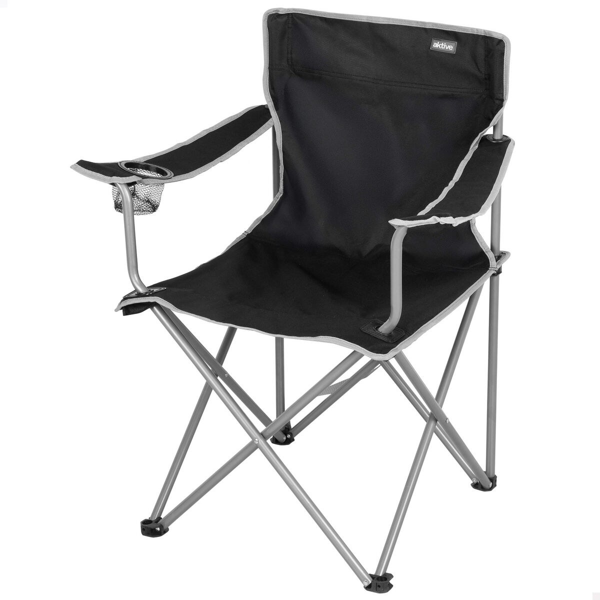 Folding Chair Black 45 x 80 x 45 cm (4 Units)