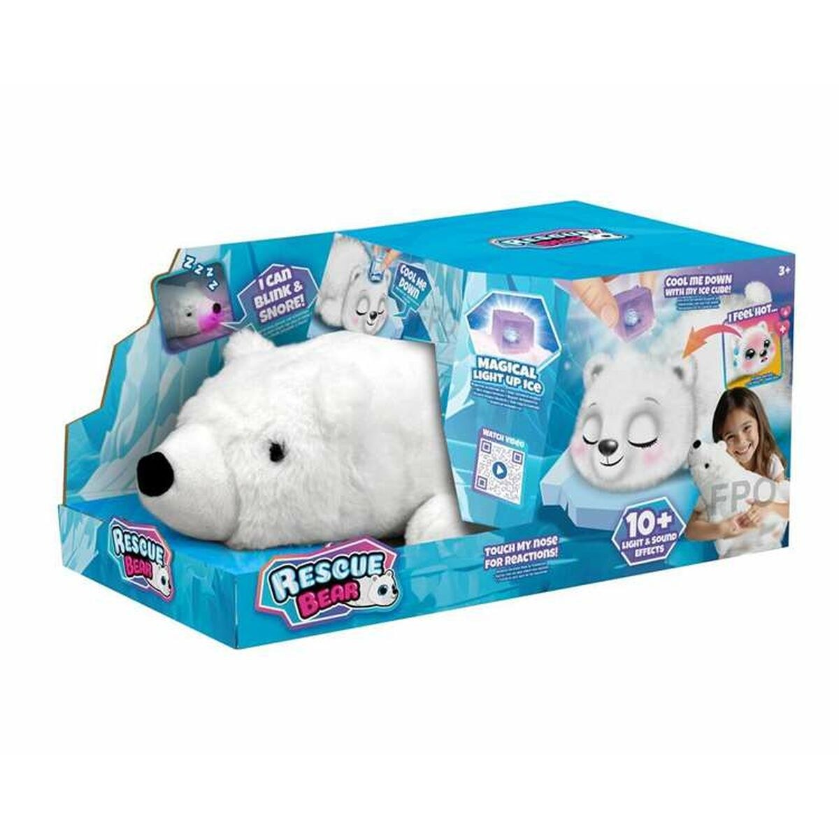 Interactive Pet Rescue Bear White