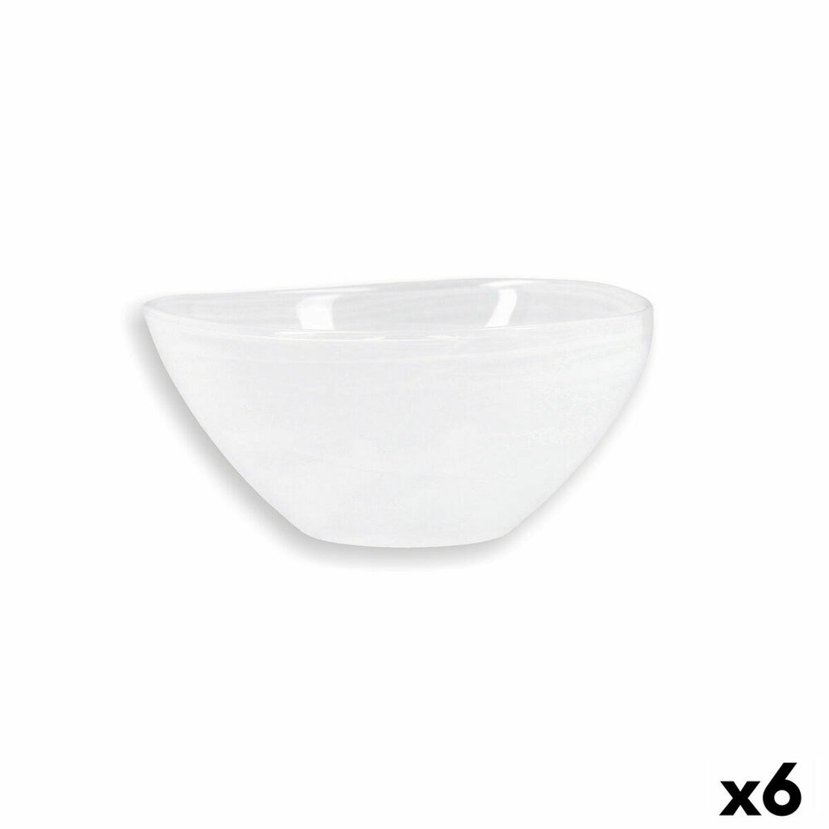 Салатница Boreal Ø 14 cm Белый Cтекло (6 штук) (Pack 6x)
