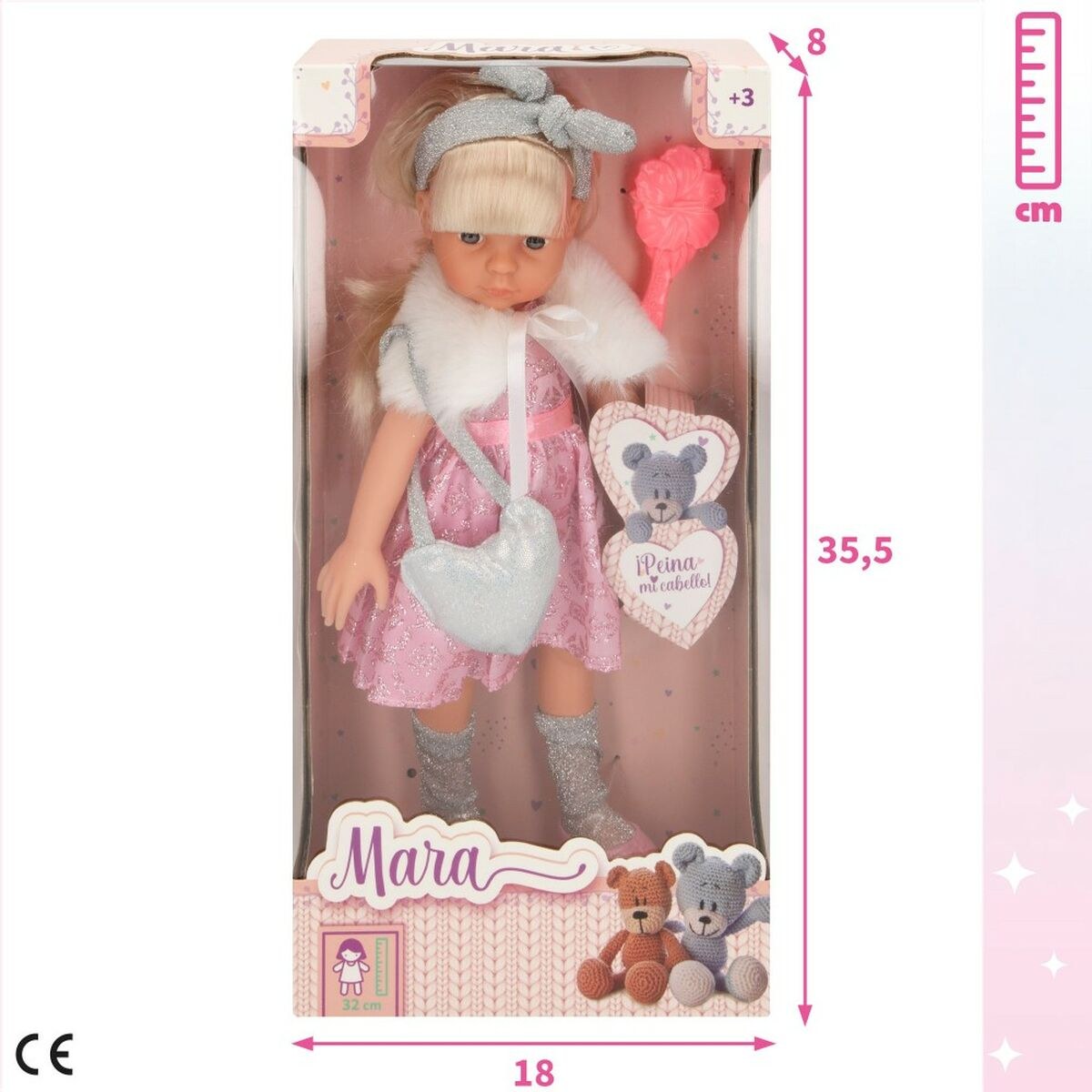 Doll Isabella 32 cm Hairstyle 15 x 32 x 7 cm (6 Units)
