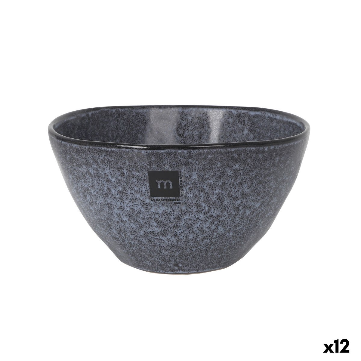Bowl Nebula Grey Ceramic 1,3 L (12 Units)